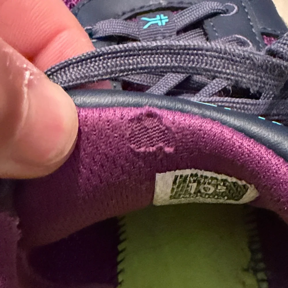KURU Quantum 2 Womens 10.5 Walking Shoes Purple Black Comfort Sneaker EU42 - Picture 11 of 16